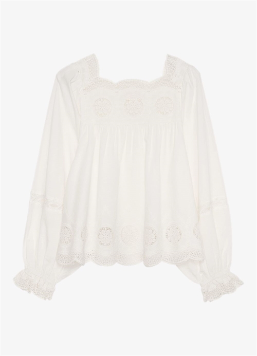 SISSEL EDELBO SOLEIA TOP OFF-WHITE