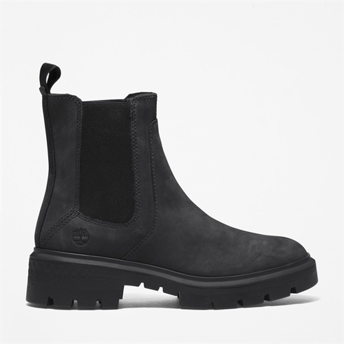 TIMBERLAND CORTINA VALLEY MID CHELSEA BOOT JET BLACK