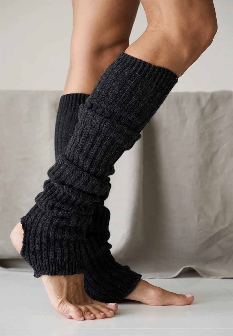 MOSHI MOSHI MIND LEGWARMERS CHARCOAL MELANGE