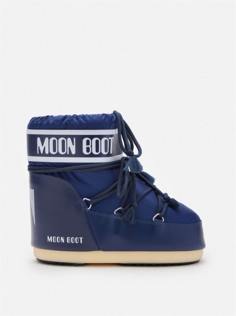 MOON BOOT MB ICON LOW NYLON BLUE