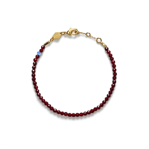 ANNI LUTAN LINE BRACELET DEEP BURGUNDY