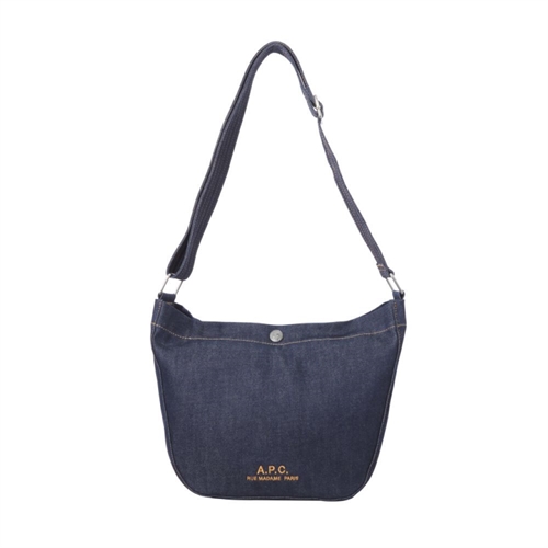 A.P.C BESACE JOURNAL SMALL INDIGO