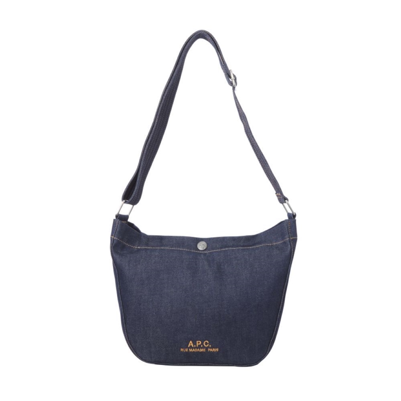 A.P.C BESACE JOURNAL SMALL INDIGO