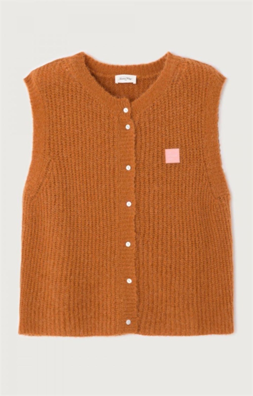 AMERICAN VINTAGE EAST19MC VEST SQUIRREL MELANGE