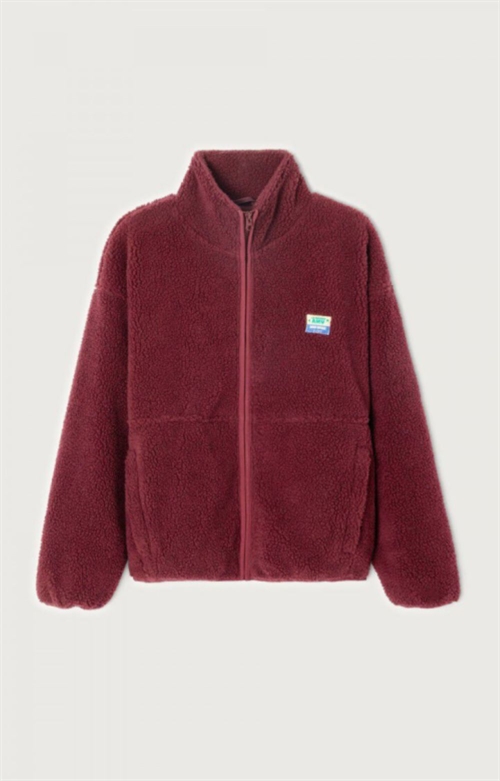 AMERICAN VINTAGE HOK16C JACKET BURGUNDY MELANGE