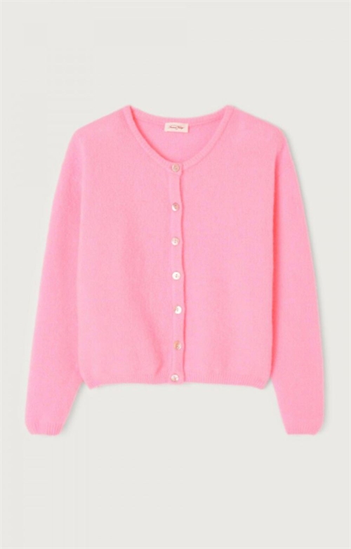 AMERICAN VINTAGE VITO19E CARDIGAN PINK MELANGE