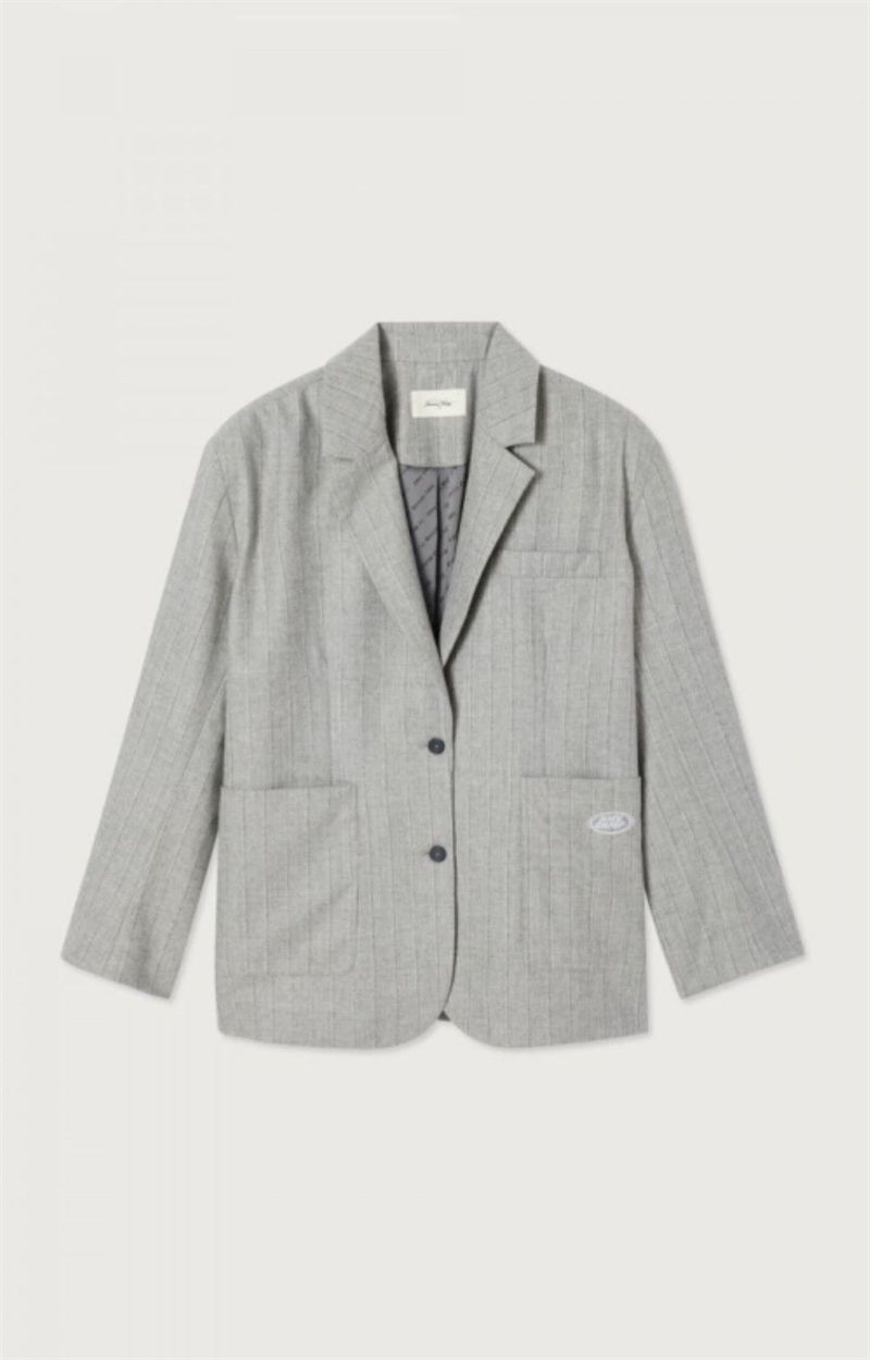 AMERICAN VINTAGE DIR15B BLAZER DIROW STRIPES GREY