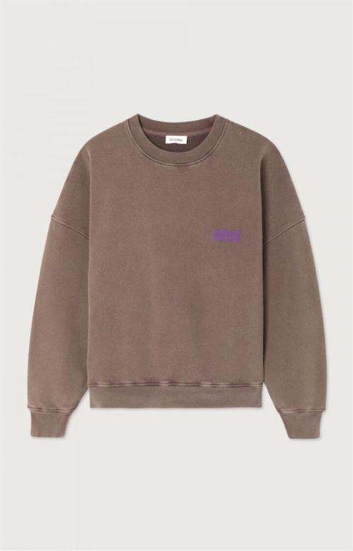 AMERICAN VINTAGE PLI03C SWEATSHIRT VINTAGE CHESTNUT