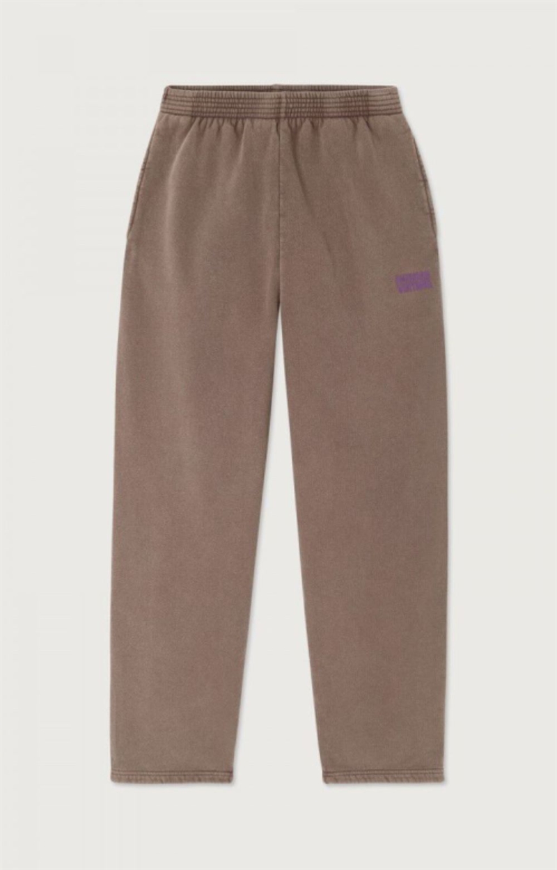AMERICAN VINTAGE PLI05B SWEATPANTS VINTAGE CHESTNUT