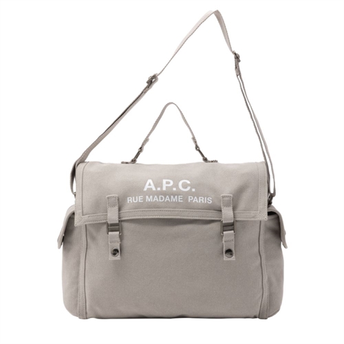 A.P.C BESACE RECUPERATION GRIS CLAIR