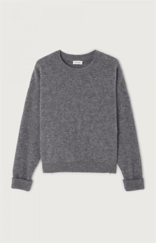 AMERICAN VINTAGE VITO18E SWEATER GRENAT MELANGE