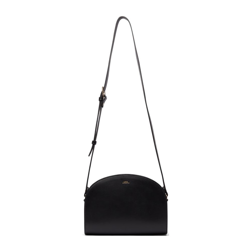 A.P.C SAC DEMI LUNE BAG NOIR 