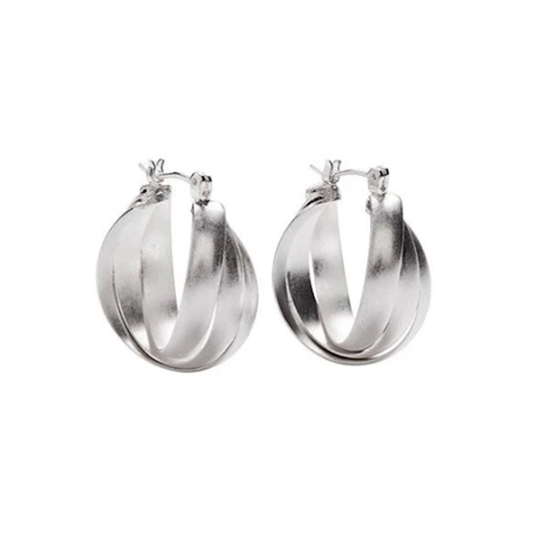 PICO JESSA HOOPS SILVER