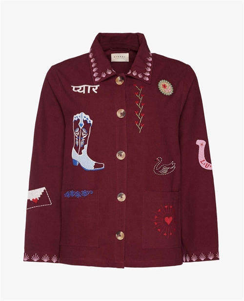 SISSEL EDELBO MY JACKET BURGUNDY