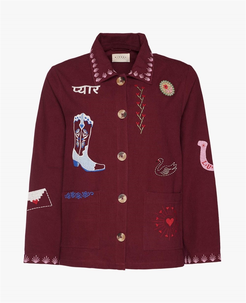 SISSEL EDELBO MY JACKET BURGUNDY