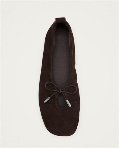 ALOHAS ROSALIND BALLET SUEDE FLATS BROWN