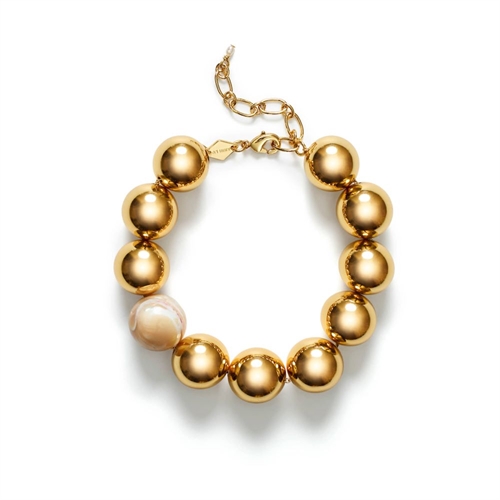 ANNI LU HI HO BRACELET GOLDPLATED