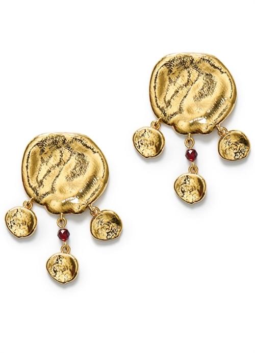 ANNI LU DREAM CATCHER EARRINGS GOLDPLATED