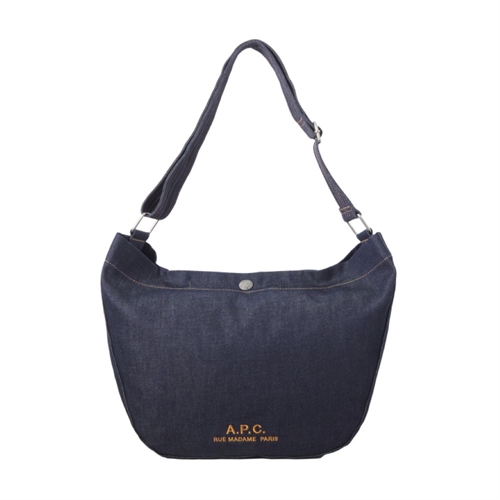 A.P.C BESACE JOURNAL INDIGO